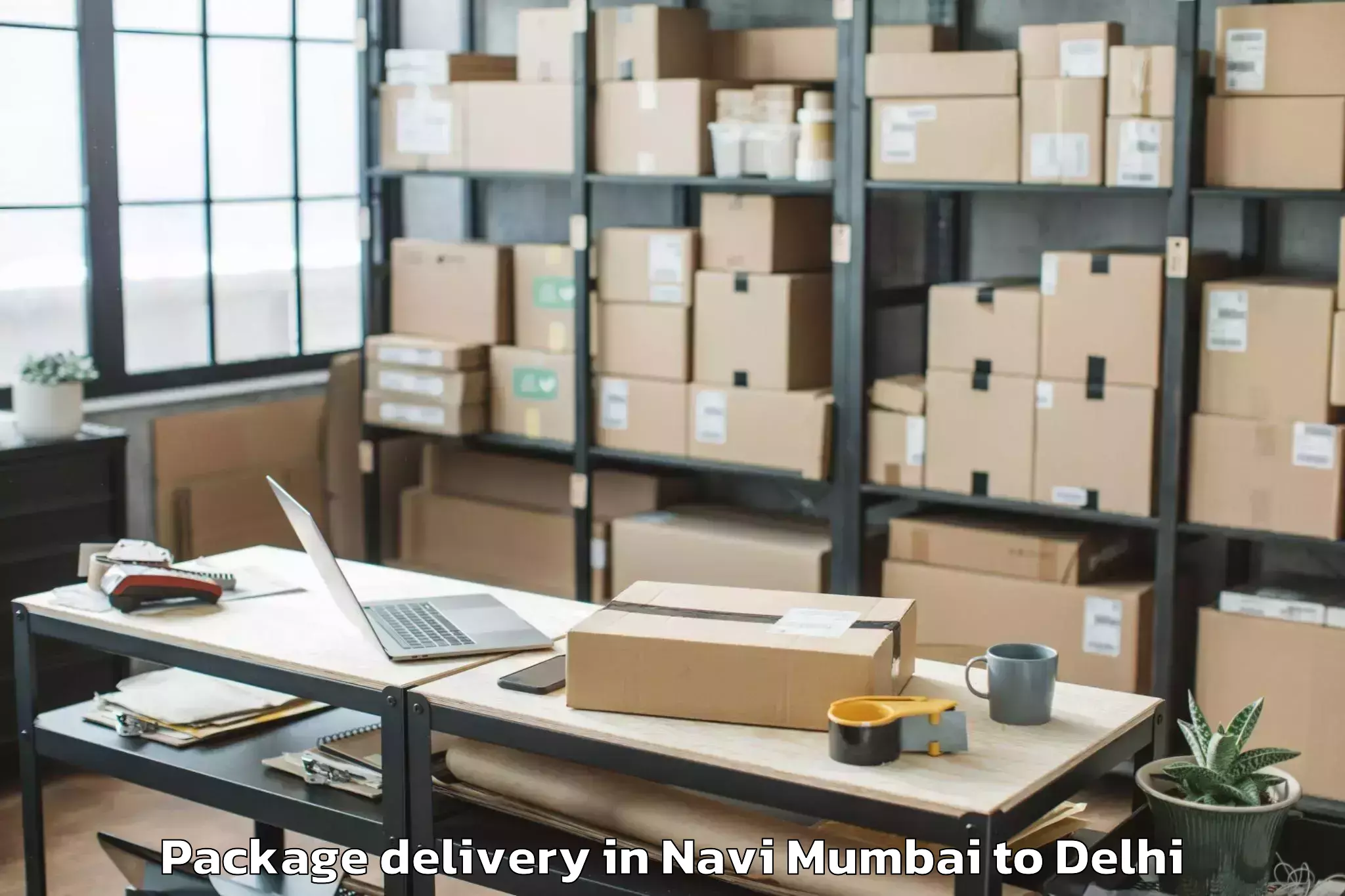 Leading Navi Mumbai to Naraina Industrial Estate Package Delivery Provider